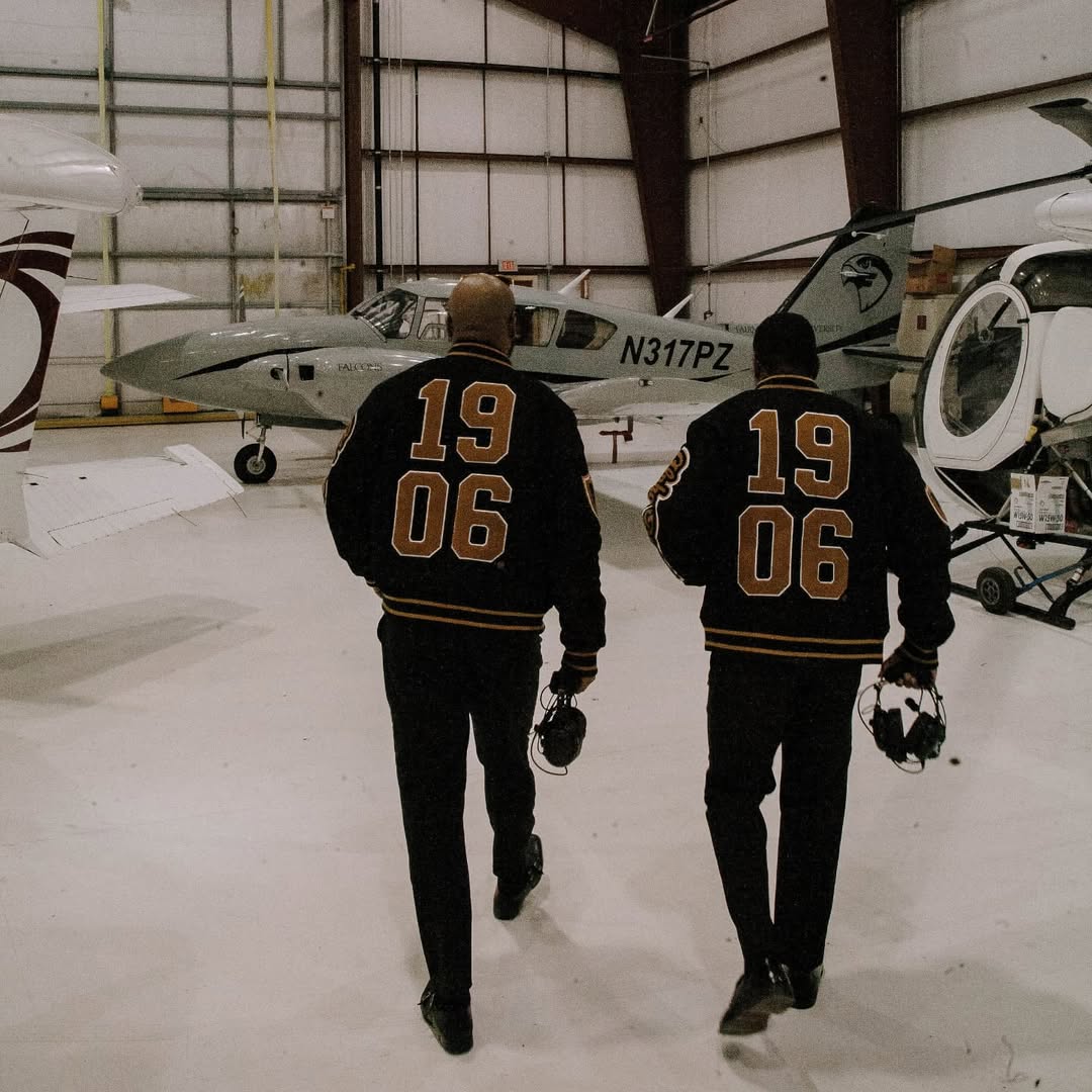 (PRE-ORDER) Fraternal Legacy Varsity Letterman Jacket, Black & Gold