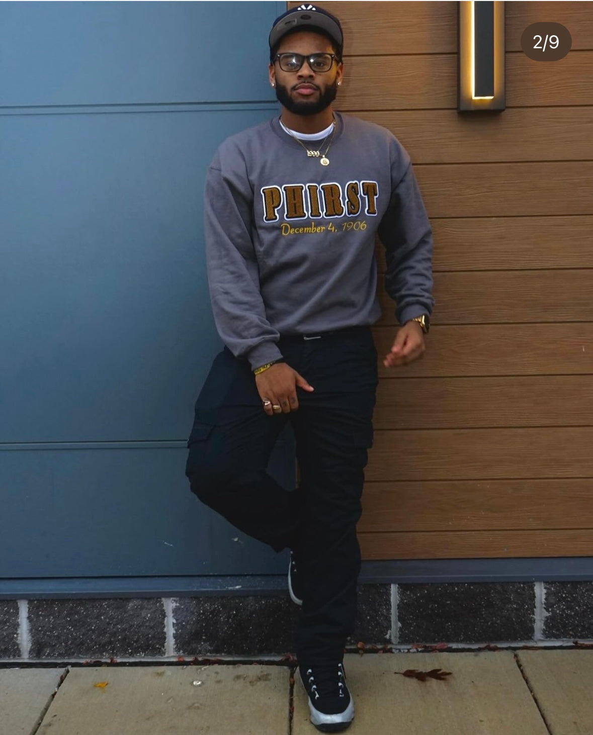 Phirst Sweatshirt, Charcoal Grey
