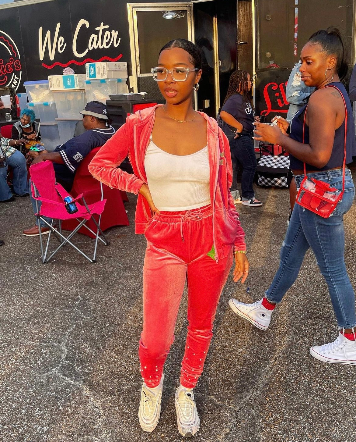 Phorever Phirst Velour Jacket, Pink