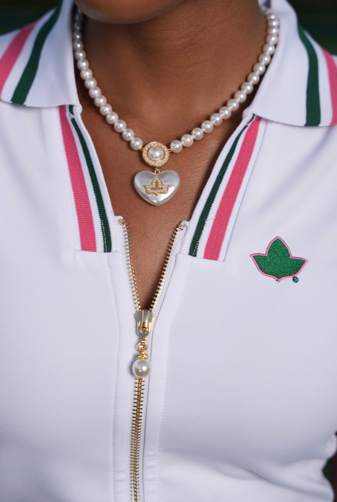 The Pearl Heart Necklace