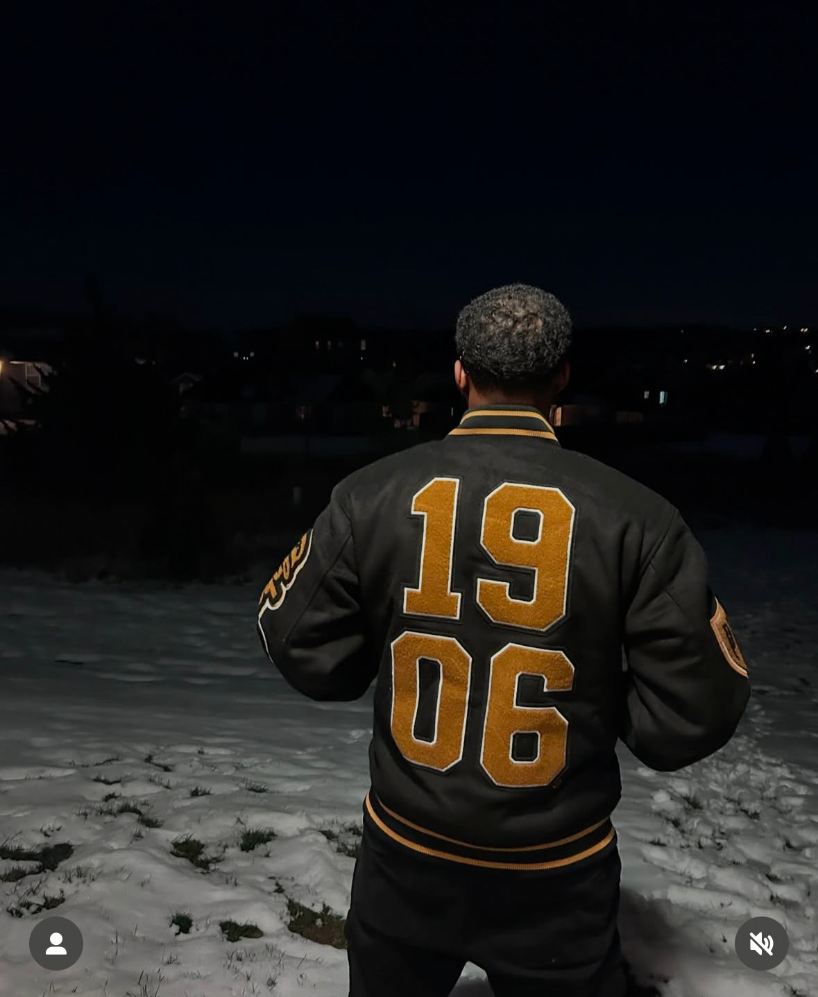 (PRE-ORDER) Fraternal Legacy Varsity Letterman Jacket, Black & Gold