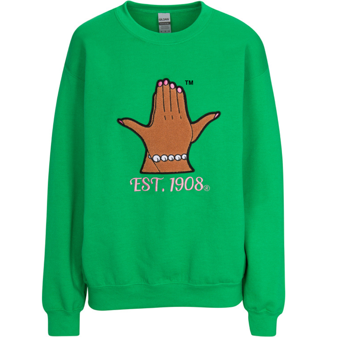 Ivy Hands Sweatshirt, Green