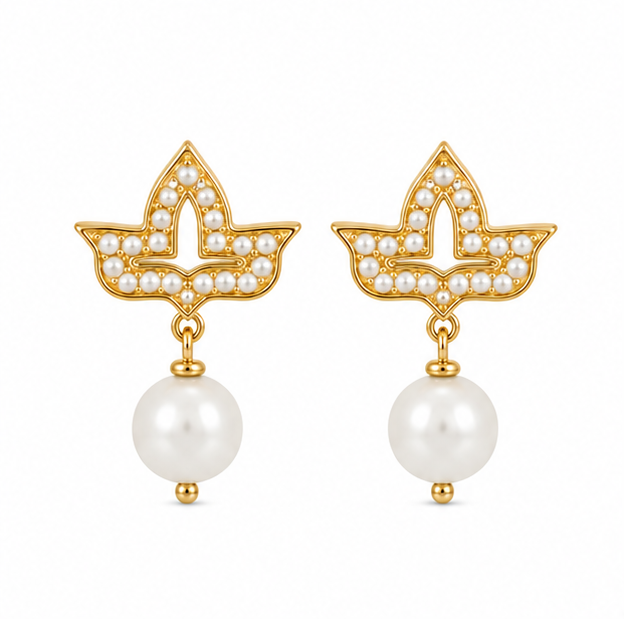 The Ivy Pearl Drop Earrings