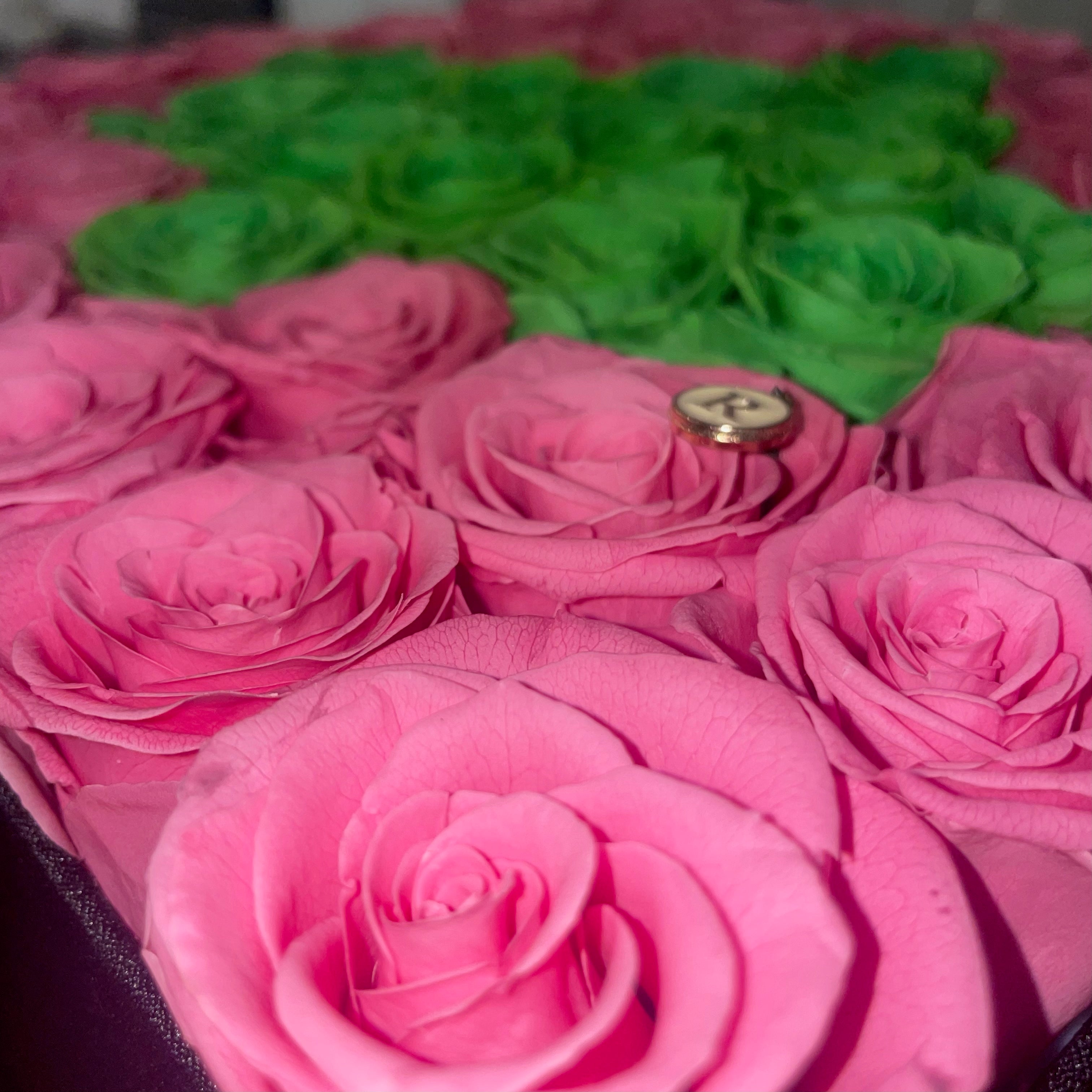 Ivy Leaf Phorever Roses – Preserved Luxury Arrangement (Lasts Up to 3 Years)