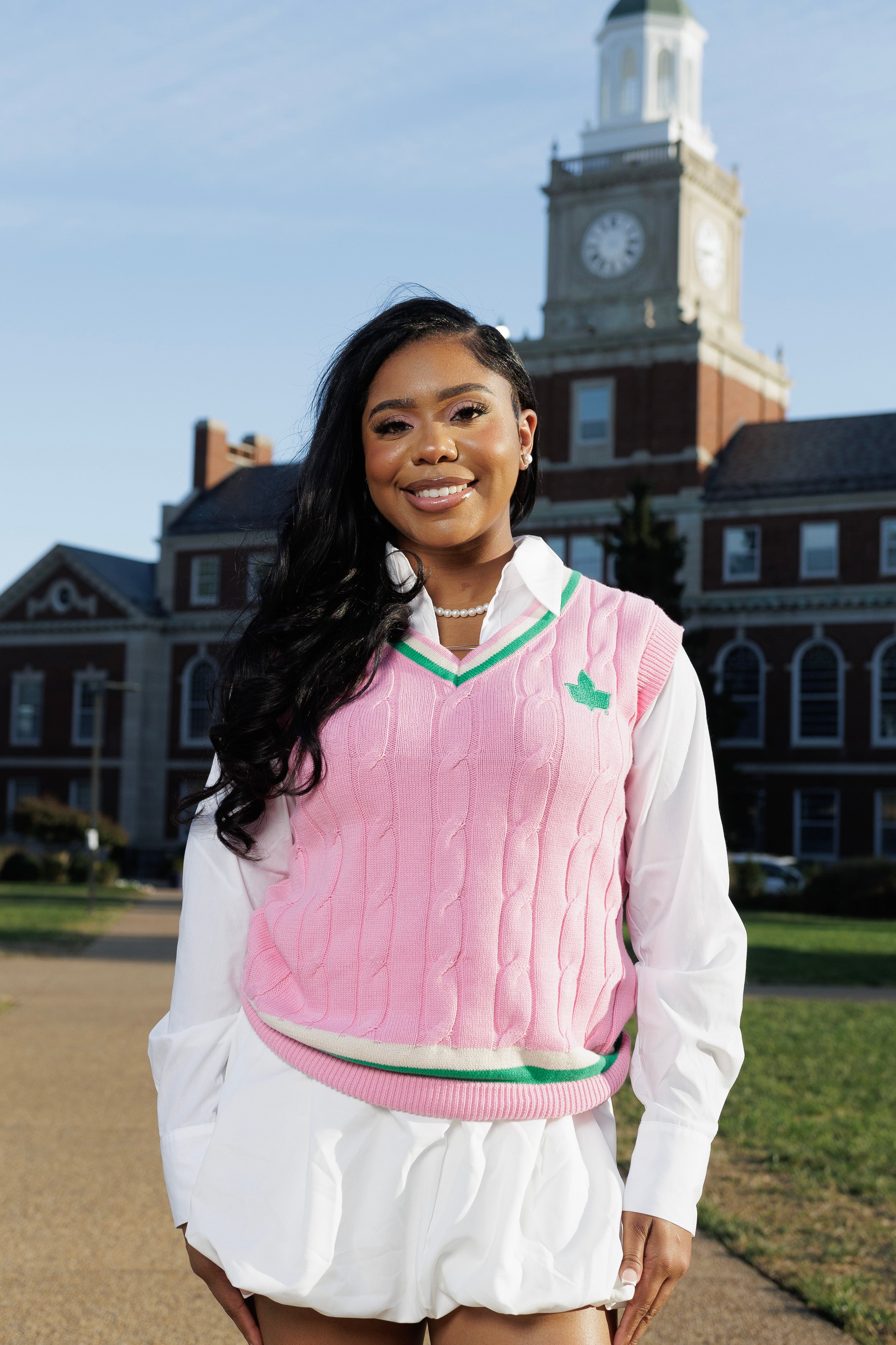 Ivy Knitted Vest, Pink