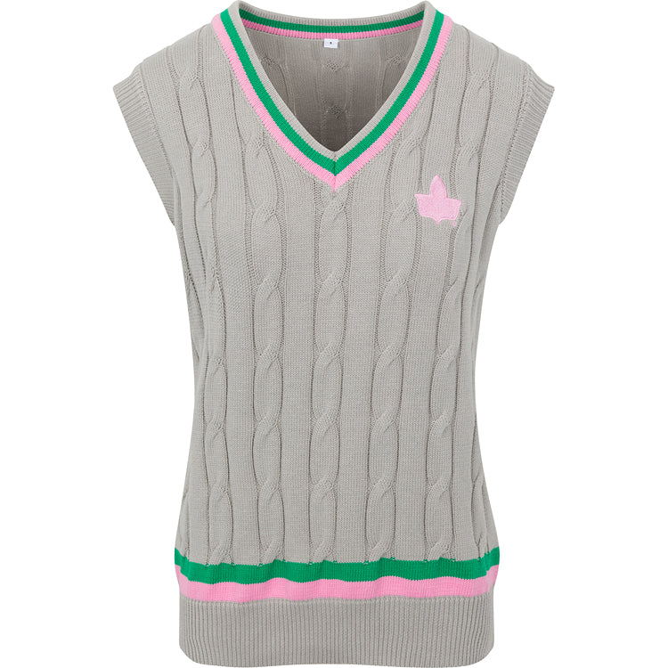 Ivy Knitted Vest, Silver