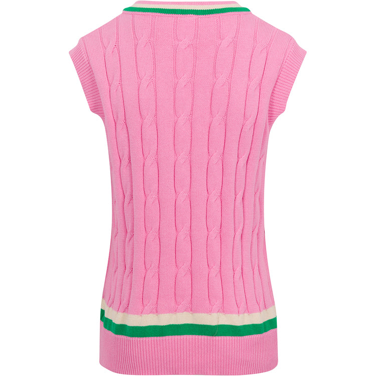 Ivy Knitted Vest, Pink