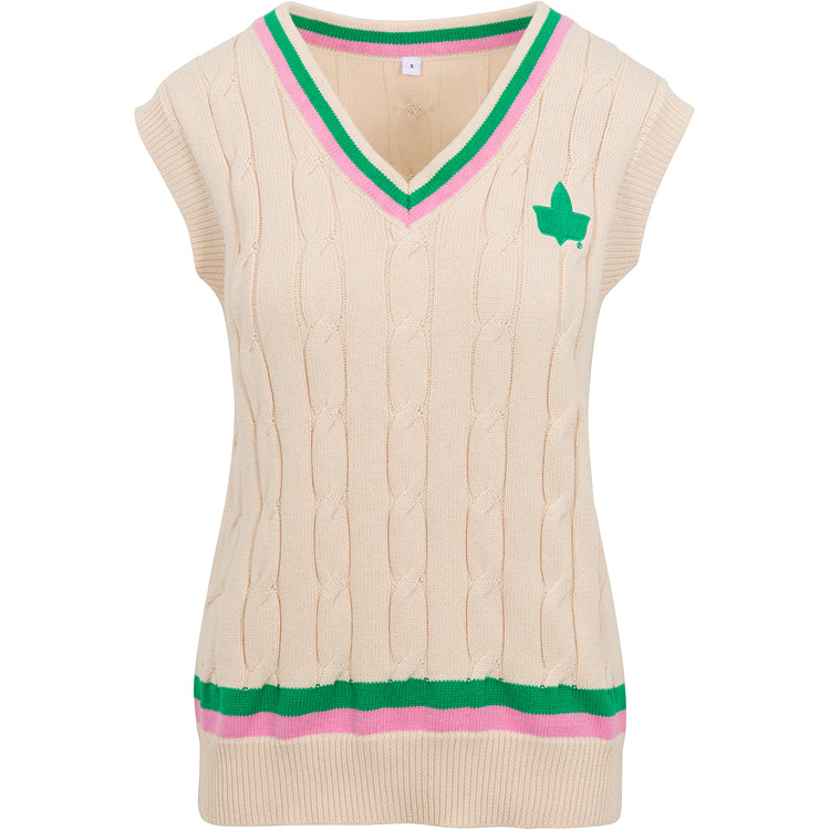 Ivy Knitted Vest, Beige