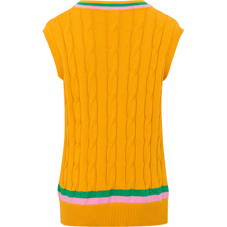 Ivy Knitted Vest, Golden