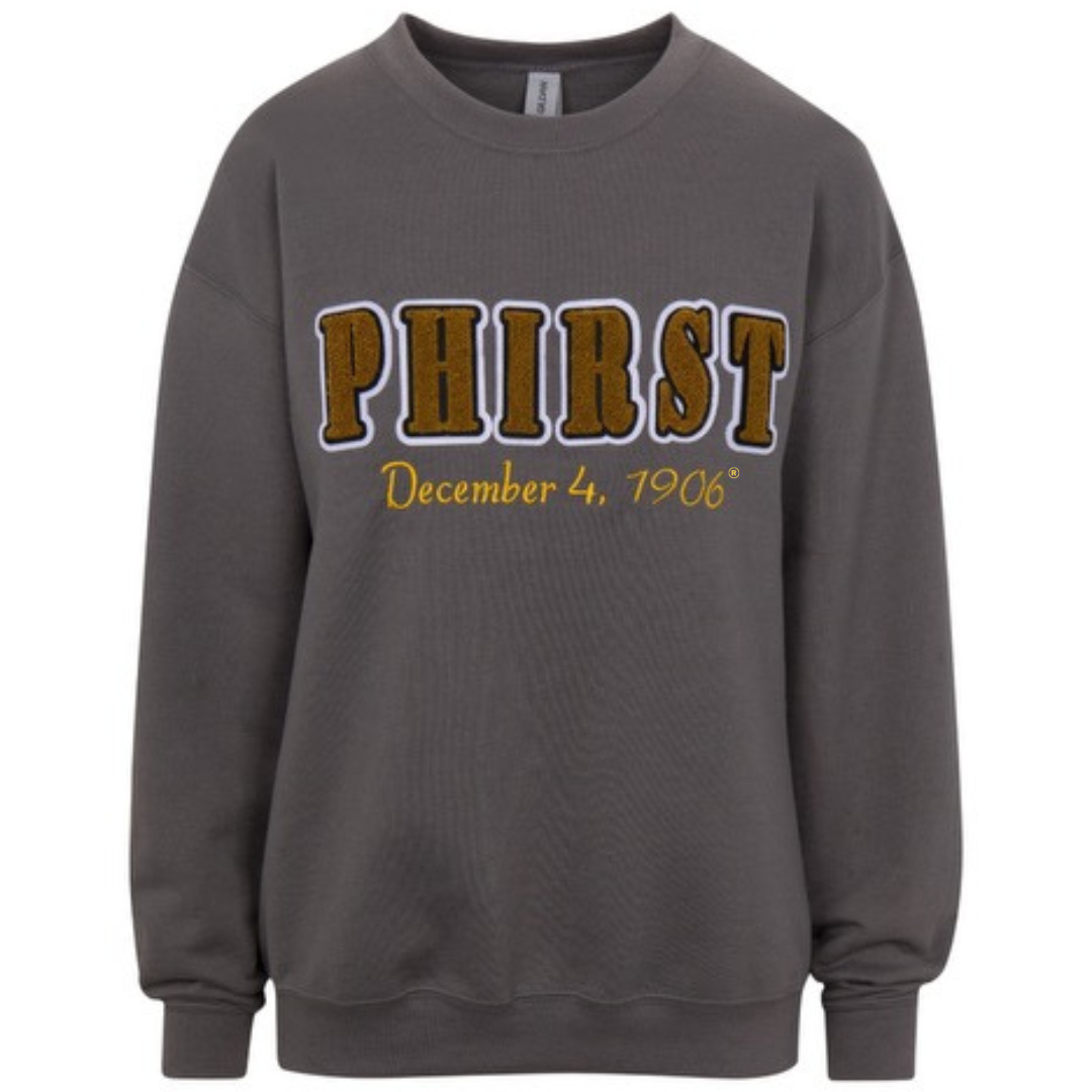 Phirst Sweatshirt, Charcoal Grey