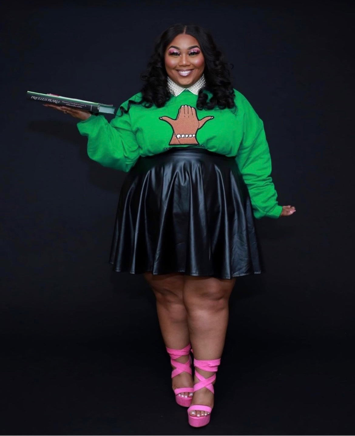 Ivy Hands Sweatshirt, Green