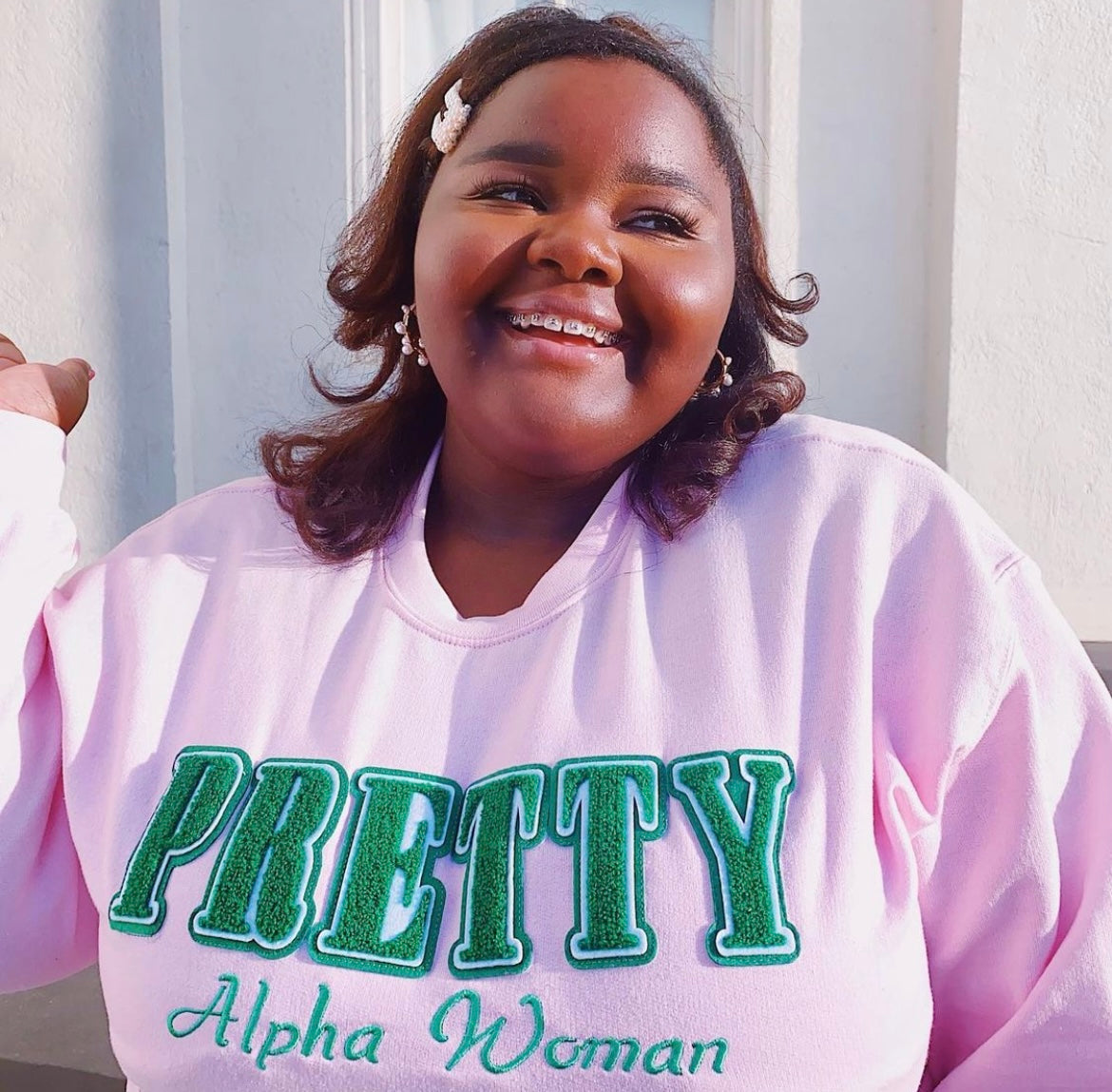 Pretty Sweatshirt, Pink