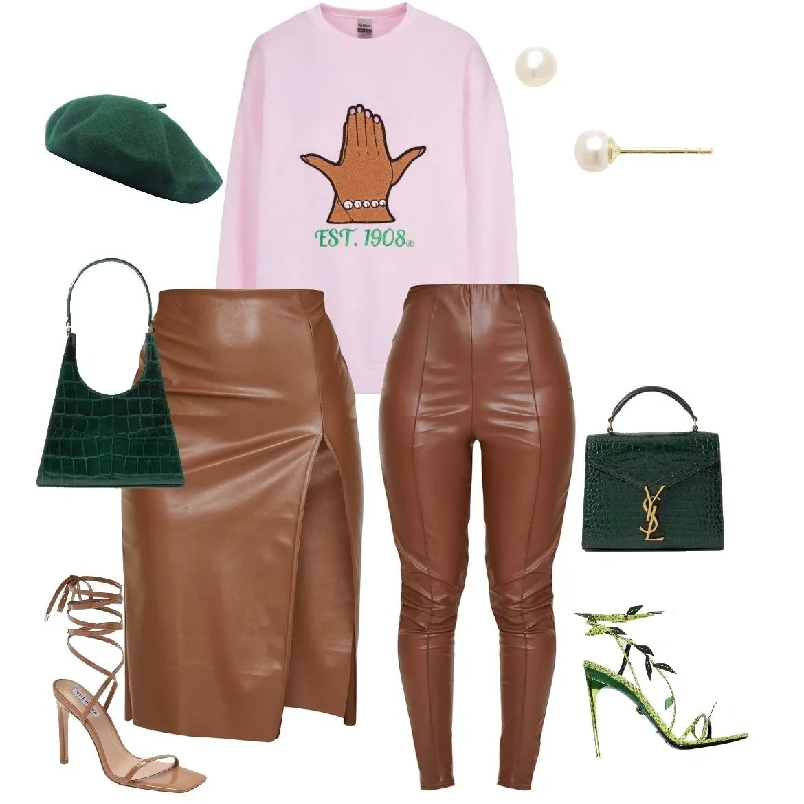 Ivy Hands Sweatshirt, Pink