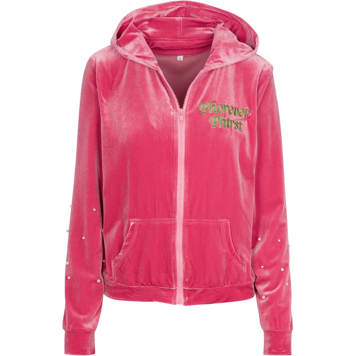 Phorever Phirst Velour Jacket, Pink