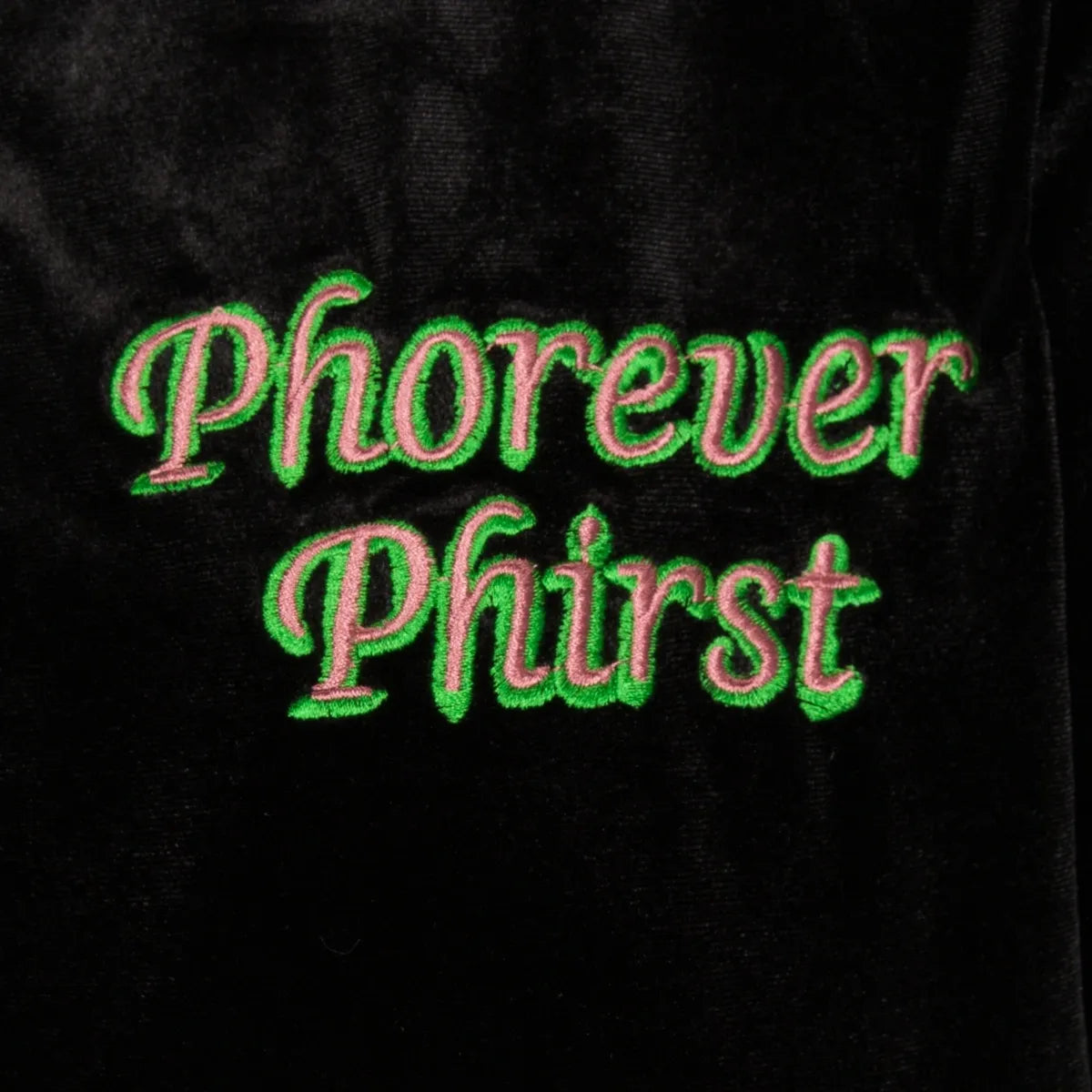 Phorever Phirst Velour Jacket, Black