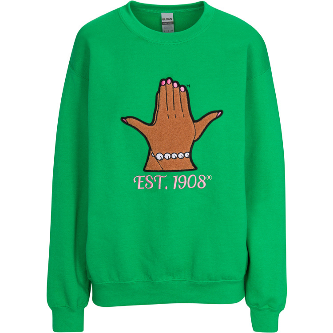 Ivy Hands Sweatshirt, Green