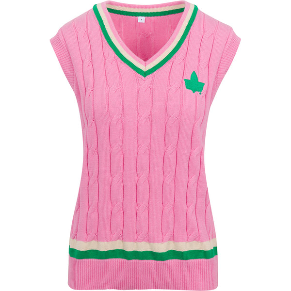 Ivy Knitted Vest, Pink